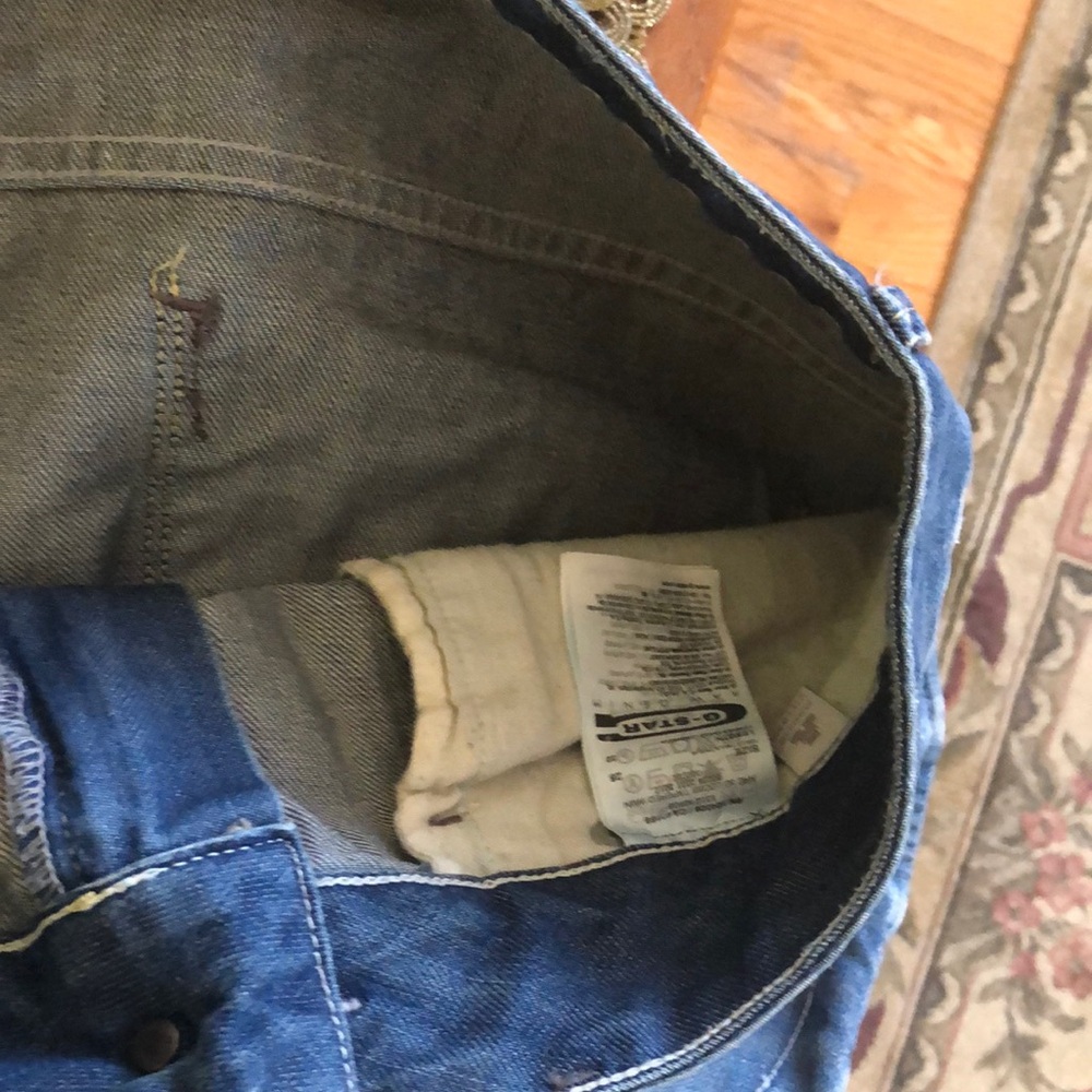 G-Star Raw Men's Straight Jeans in Blue Denim - Picture 5 of 6